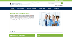 Desktop Screenshot of education.phlebology.org